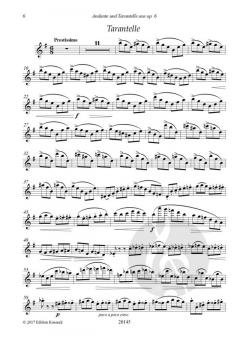 Andante & Tarantelle aus op. 6 von Emil Prill für Flöte und Klavier im Alle Noten Shop kaufen