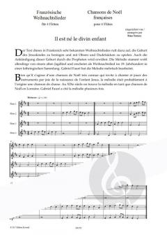 Französische Weihnachtslieder für 3 Flöten im Alle Noten Shop kaufen