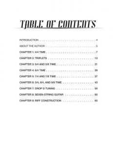 Progressive Rock Rhythm Guitar 