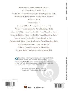 The Very Best of Bach - Instrumental Play-Along for Flute 