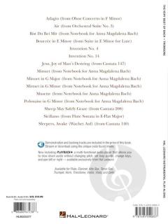 The Very Best Of Bach - Instrumental Play-Along for Trombone 