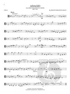 The Very Best Of Bach - Instrumental Play-Along for Viola im Alle Noten Shop kaufen