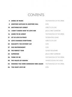 Andrew Lloyd Webber Piano Songbook 