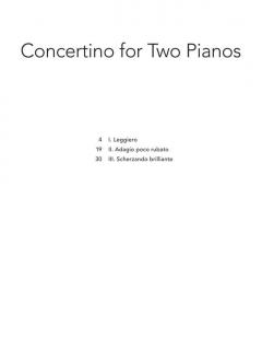 Concertino For Two Pianos von Stephen Sondheim 