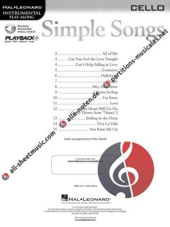 Simple Songs - Cello im Alle Noten Shop kaufen kaufen