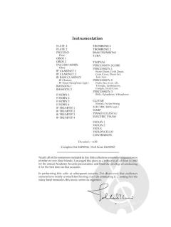 Tribute to the Film Composer 