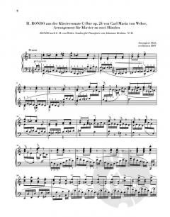 Arrangements von Werken anderer Komponisten für Klavier zu 2 Händen oder für die linke Hand allein - mit Kritischem Bericht von Johannes Brahms im Alle Noten Shop kaufen