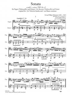 Sonata e-Moll TWV 41:e5 (Georg Philipp Telemann) 