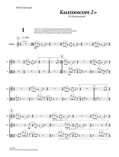 Kaleidoscope 2 von Martin Schlumpf für Streichquartett im Alle Noten Shop kaufen