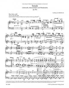 Sonate für Klavier Es-Dur op. 81a 'Les Adieux' von Jonathan Del Mar im Alle Noten Shop kaufen