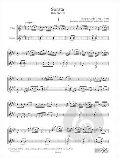 Sonate in A-Dur Hob. XVI:30 von Joseph Haydn für Flöte und Gitarre im Alle Noten Shop kaufen
