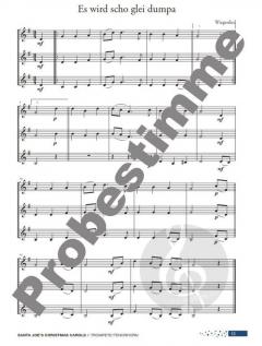 Santa Joe`s Christmas Carols für Trompete/Tenorhorn im Violinschlüssel im Alle Noten Shop kaufen