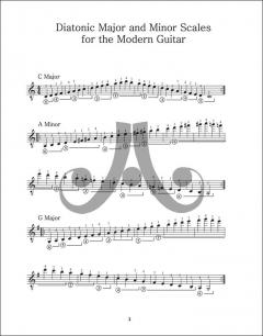 Diatonic Major and Minor Scales for the Modern Guitarist von Jamey Aebersold 