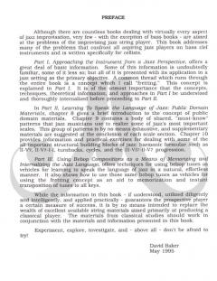 Jazz Bass Clef Expressions & Explorations von David Baker 