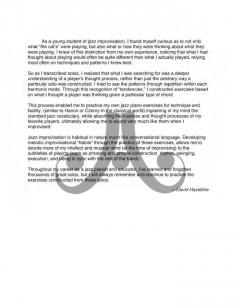 A Practical Approach to Jazz Improvisation von Ben Markley 