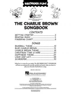The Charlie Brown Songbook: Recorder Fun! (Vince Guaraldi) 