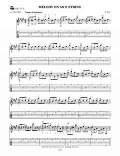 Sor In Tablature von Fernando Sor 