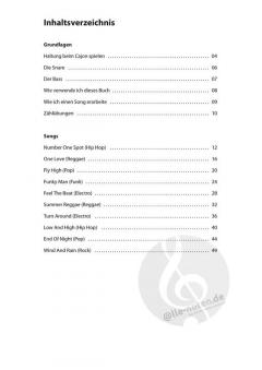 Erlebnis Cajon Songbook (mit MP3-CD) von Uwe Pfauch 