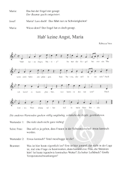 Was ist los in Bethlehem? (Rebecca Voss) 