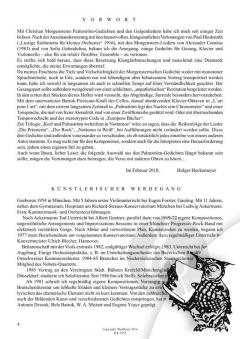 Sechs Lieder nach Texten von Christian Morgenstern (Felicitas Kukuck) 