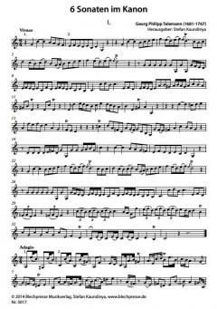 6 Sonaten im Kanon (Georg Philipp Telemann) 
