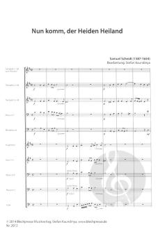 Nun komm, der Heiden Heiland (Samuel Scheidt) 