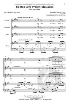 Si mes vers avaient des ailes von Rheynaldo Hahn 