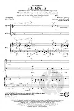 Love Walked In von George Gershwin (Download) 