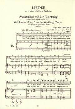 Lieder nach verschiedenen Dichtern Band 2 von Hugo Wolf 