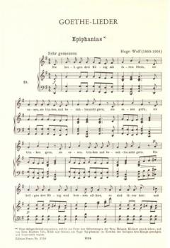Goethe-Lieder Band 3 von Hugo Wolf 