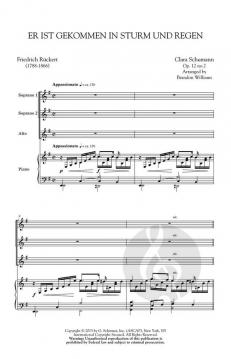 Er ist gekommen (Clara Schumann) 