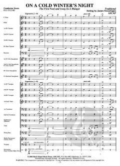 On A Cold Winter's Night (The First Noel/Away In A Manger) (James Swearingen) 