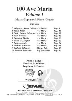 100 Ave Maria Vol. 1 