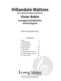 Hillandale Waltzes von Victor Babin 