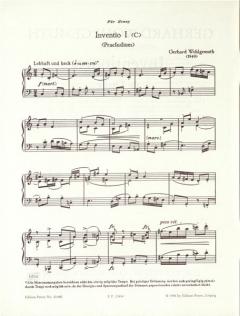 Inventionen für Klavier von Gerhard Wohlgemuth im Alle Noten Shop kaufen