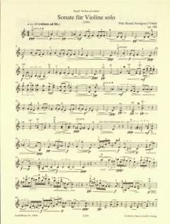 Sonate 6 Solo von Pehr Henrik Nordgren für Violine solo im Alle Noten Shop kaufen
