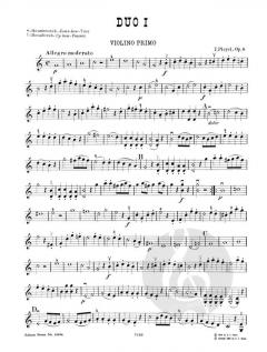 6 kleine Duos op. 8 von Ignaz Pleyel für 2 Violinen im Alle Noten Shop kaufen