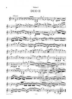 6 kleine Duos op. 48 von Ignaz Pleyel für 2 Violinen im Alle Noten Shop kaufen