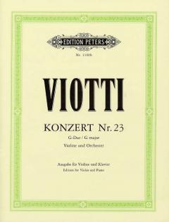 Violinkonzert Nr. 23 G-Dur von Giovanni Battista Viotti im Alle Noten Shop kaufen