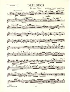 3 Duos op. 81 von Friedrich Kuhlau für 2 Flöten im Alle Noten Shop kaufen