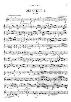 Sämtliche Streichquintette op. 4, 29, 104, 137 von Ludwig van Beethoven im Alle Noten Shop kaufen (Stimmensatz)