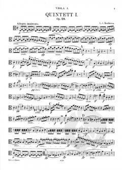 Sämtliche Streichquintette op. 4, 29, 104, 137 von Ludwig van Beethoven im Alle Noten Shop kaufen (Stimmensatz)