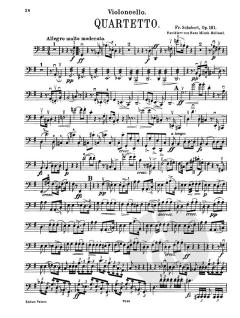 Streichquartette Band 2 von Franz Schubert im Alle Noten Shop kaufen (Stimmensatz)