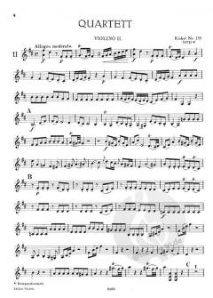 Streichquartette 2 von Wolfgang Amadeus Mozart im Alle Noten Shop kaufen (Stimmensatz)