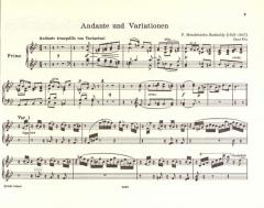 Original-Kompositionen von Felix Mendelssohn Bartholdy 