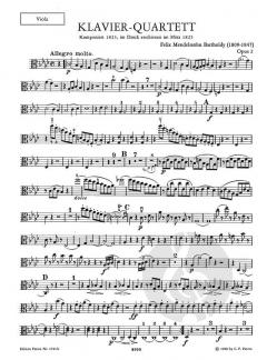 Klavierquartett Nr. 2 f-Moll op. 2 (Felix Mendelssohn Bartholdy) 