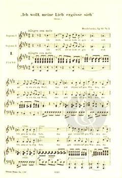 19 Duette von Felix Mendelssohn Bartholdy 