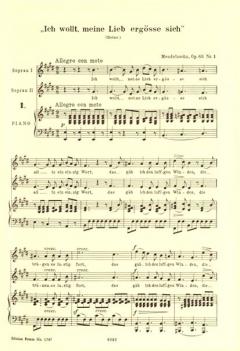 19 Duette von Felix Mendelssohn Bartholdy 