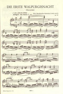 Die erste Walpurgisnacht op. 60 (Felix Mendelssohn Bartholdy) 