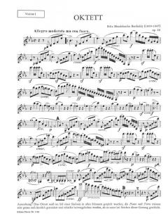 Oktett Es-Dur op. 20 von Felix Mendelssohn Bartholdy 